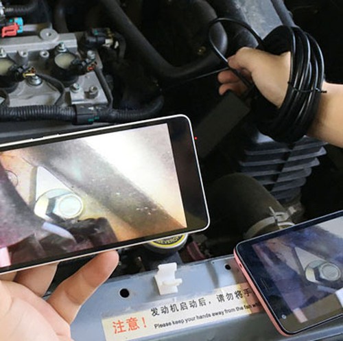 Ezon Endoscope Product Application Case --- Inspection du moteur des entrepri...